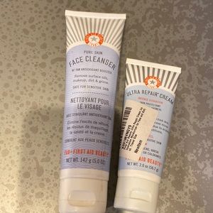 First Aid Face Cleanser and Ultra Repair Cream Set